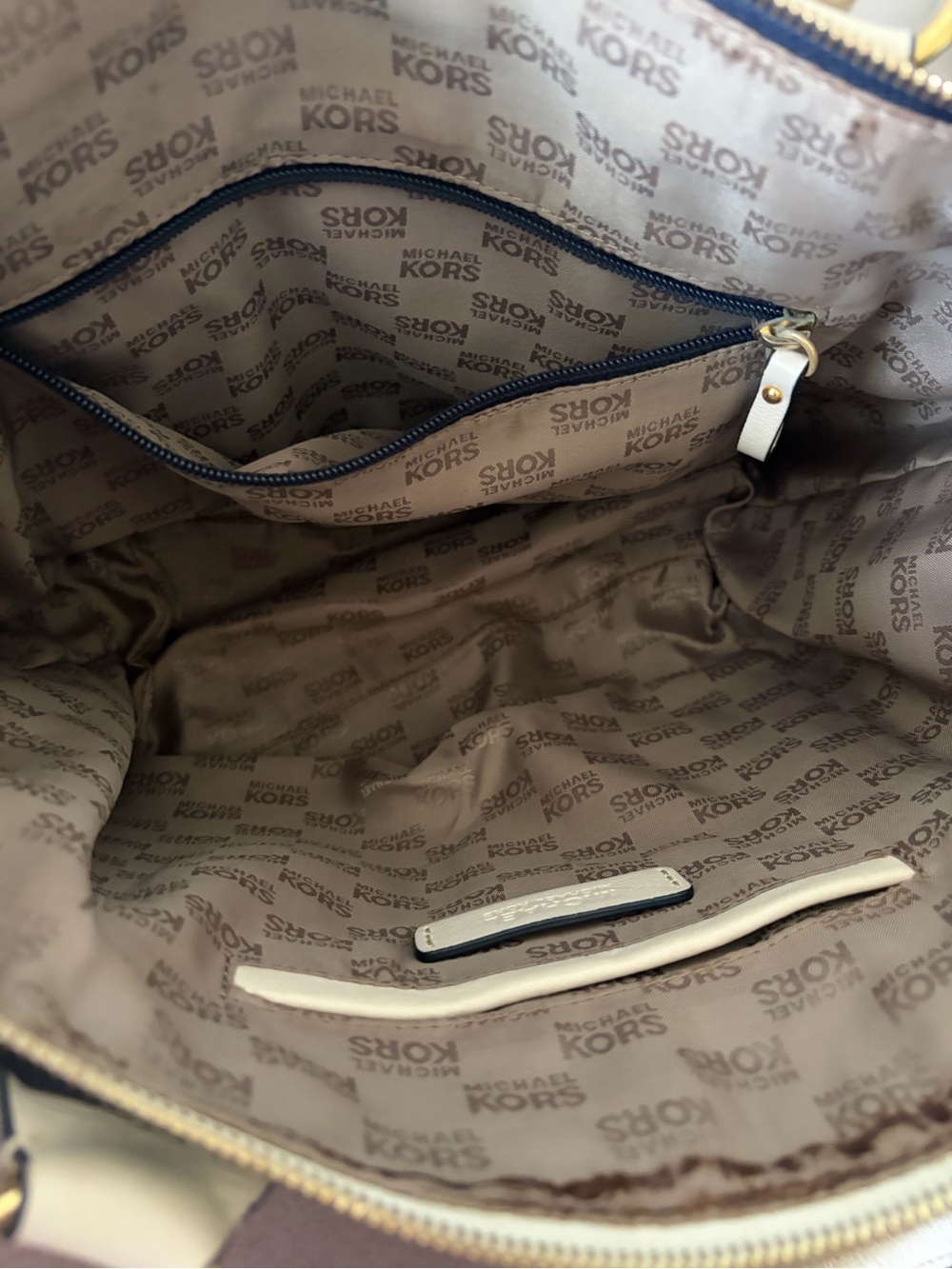 Michael Kors Navy Montauk Tote - Picture 8 of 10